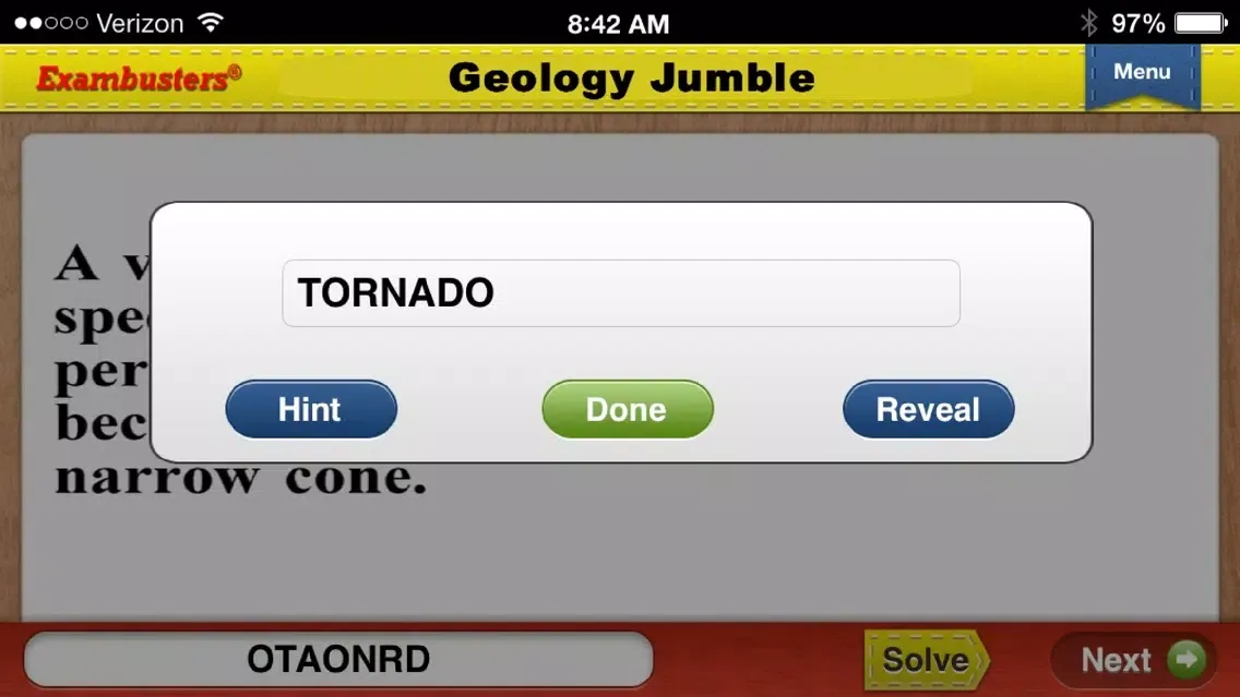GCSE Geology Prep Flashcards Exambusters スクリーンショット