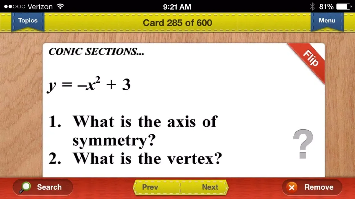 Tangkapan skrin GCSE Maths Prep Flashcards Exambusters