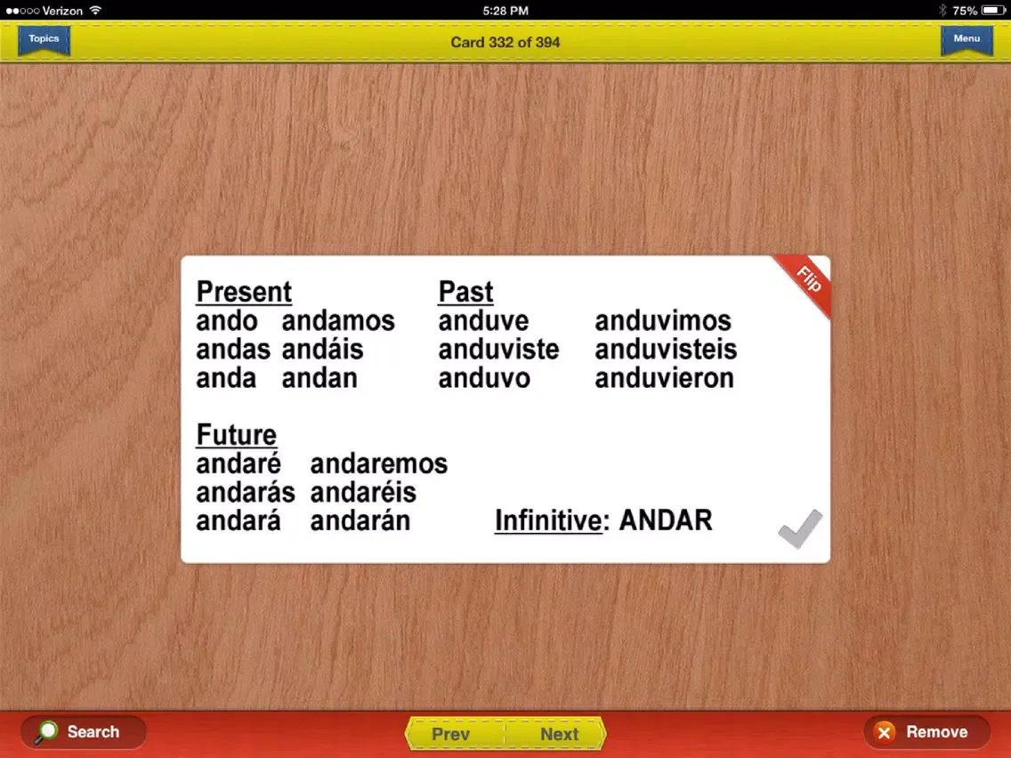 GCSE Spanish Prep Flashcards Exambusters iPad स्क्रीनशॉट