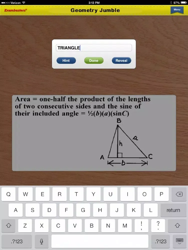 GED Math Prep Flashcards Exambusters iPad 應用截圖