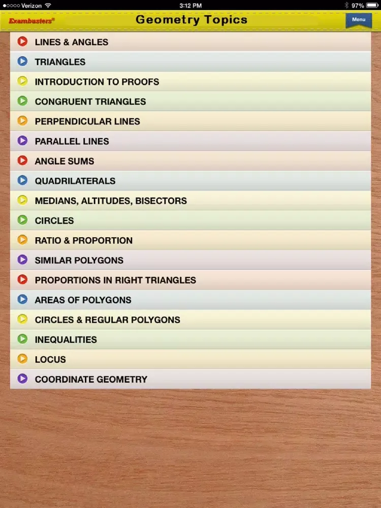 GED Math Prep Flashcards Exambusters iPad 應用截圖