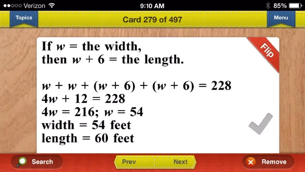 GED Math Prep Flashcards Exambusters應用截圖