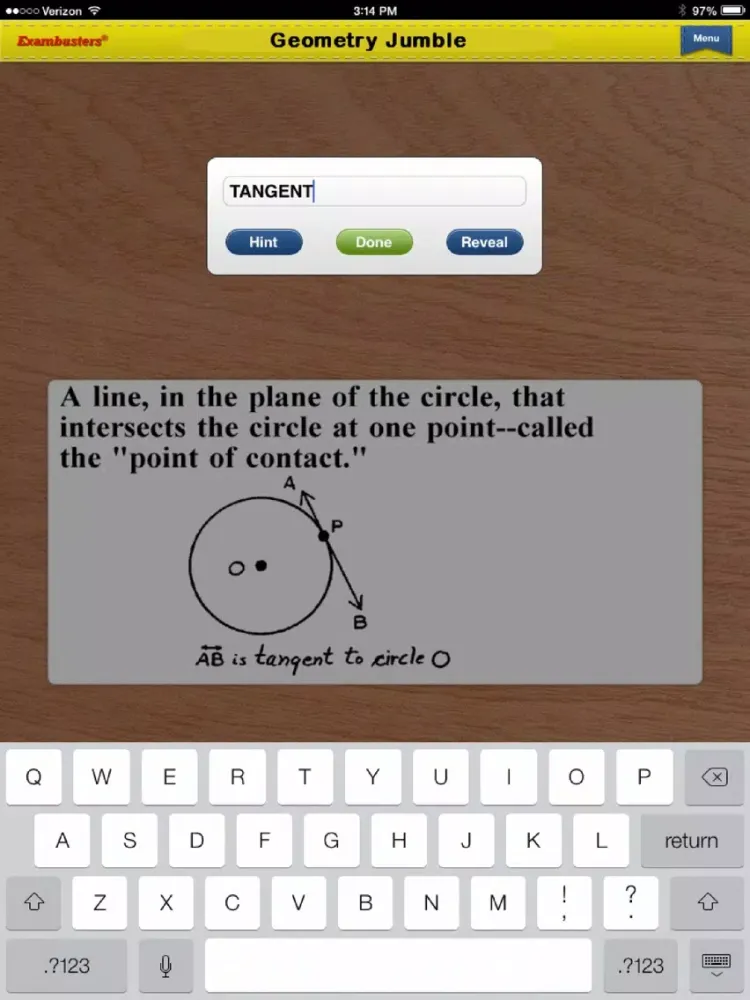 GRE Prep Math Flashcards Exambusters iPad 應用截圖