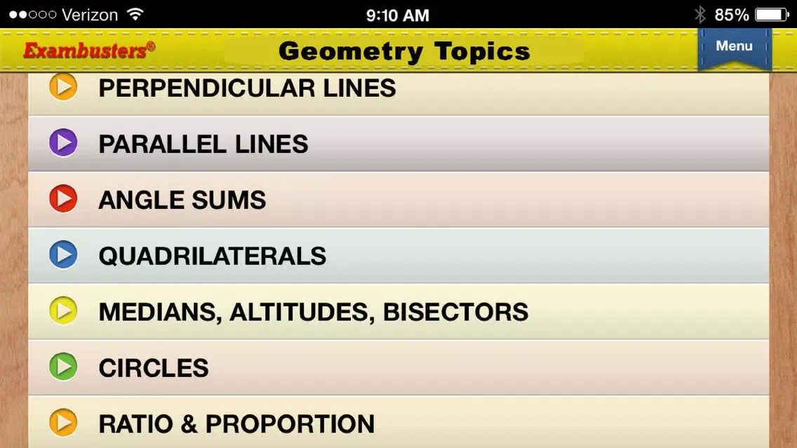 GRE Prep Math Flashcards Exambusters應用截圖