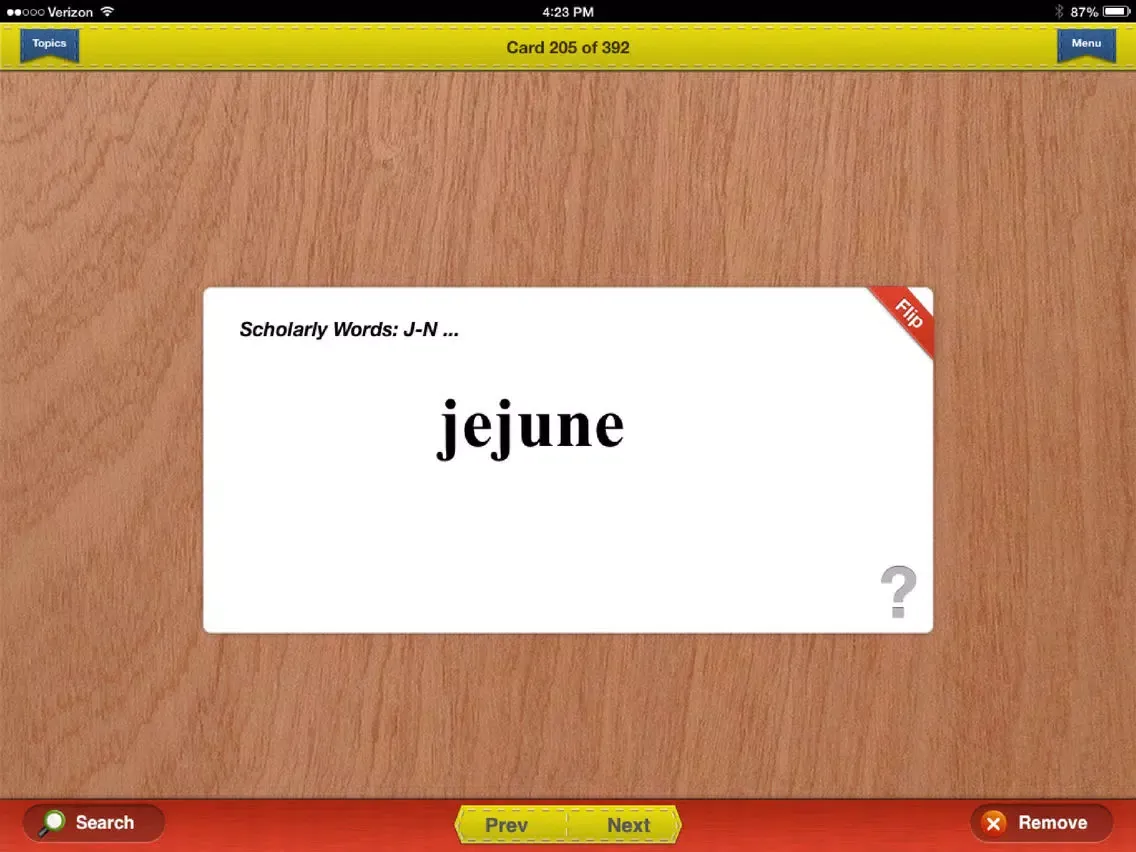 صور GRE Prep Verbal Flashcards Vocabulary Exambusters iPad 