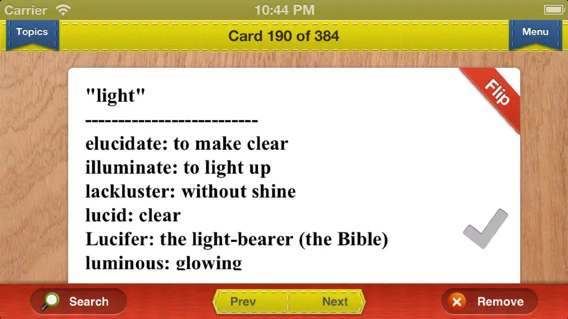 صور GRE Prep Verbal Flashcards Vocabulary Exambusters