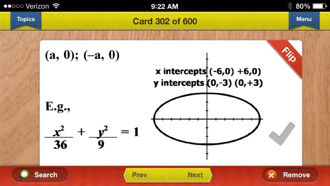 NY Regents Algebra 2-Trig Flashcards Exambusters スクリーンショット