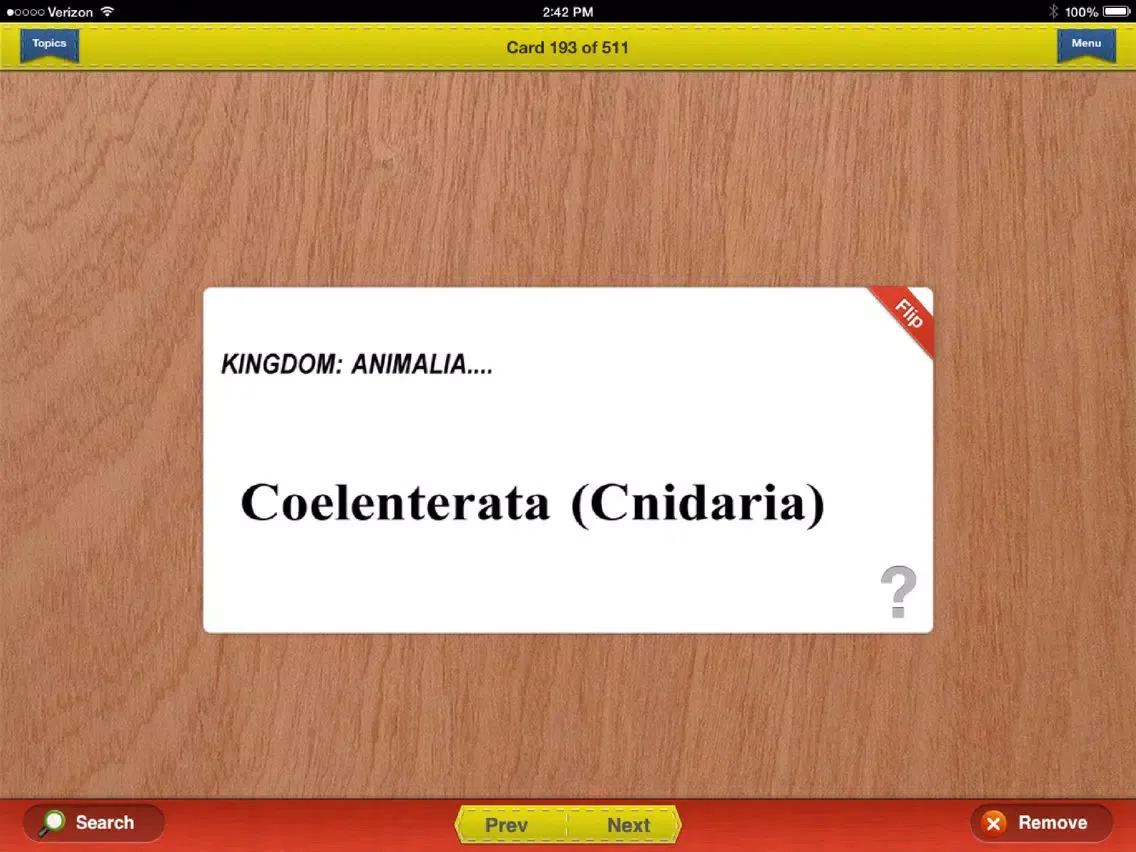 Capturas de tela do NY Regents Biology Prep Flashcards Exambusters iPad 