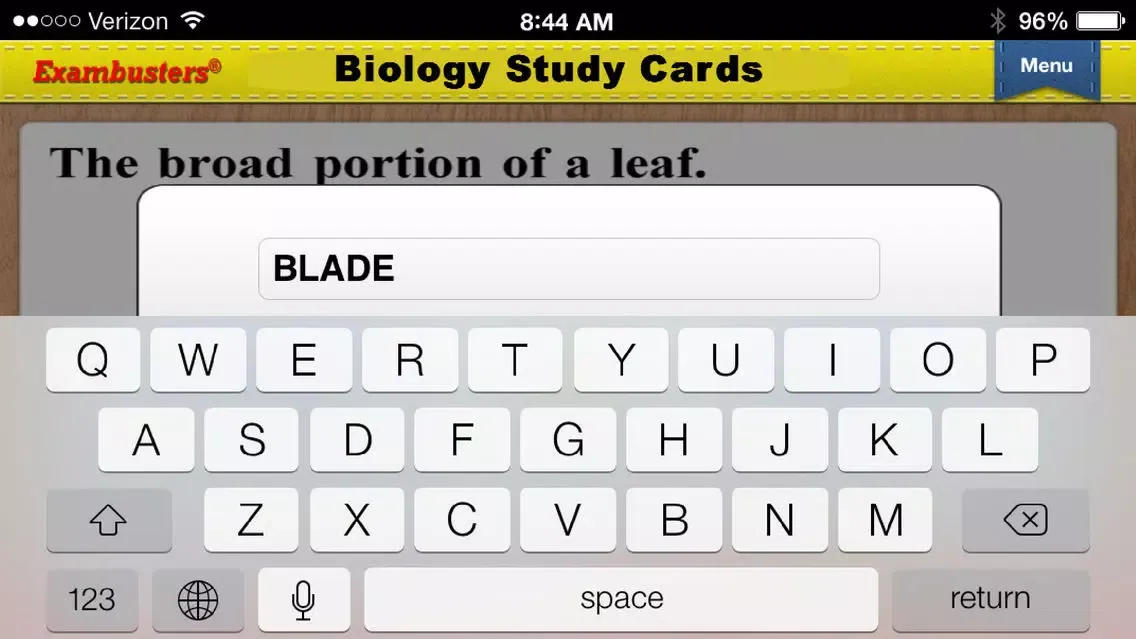 Capturas de tela do NY Regents Biology Prep Flashcards Exambusters