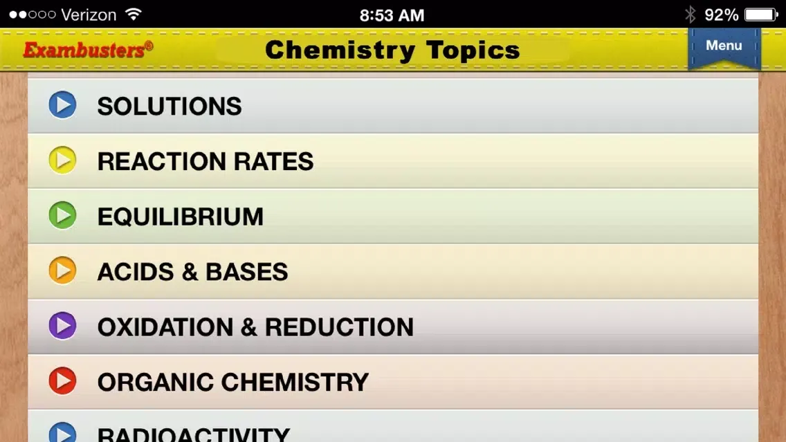 Tangkapan layar NY Regents Chemistry Prep Flashcards Exambusters