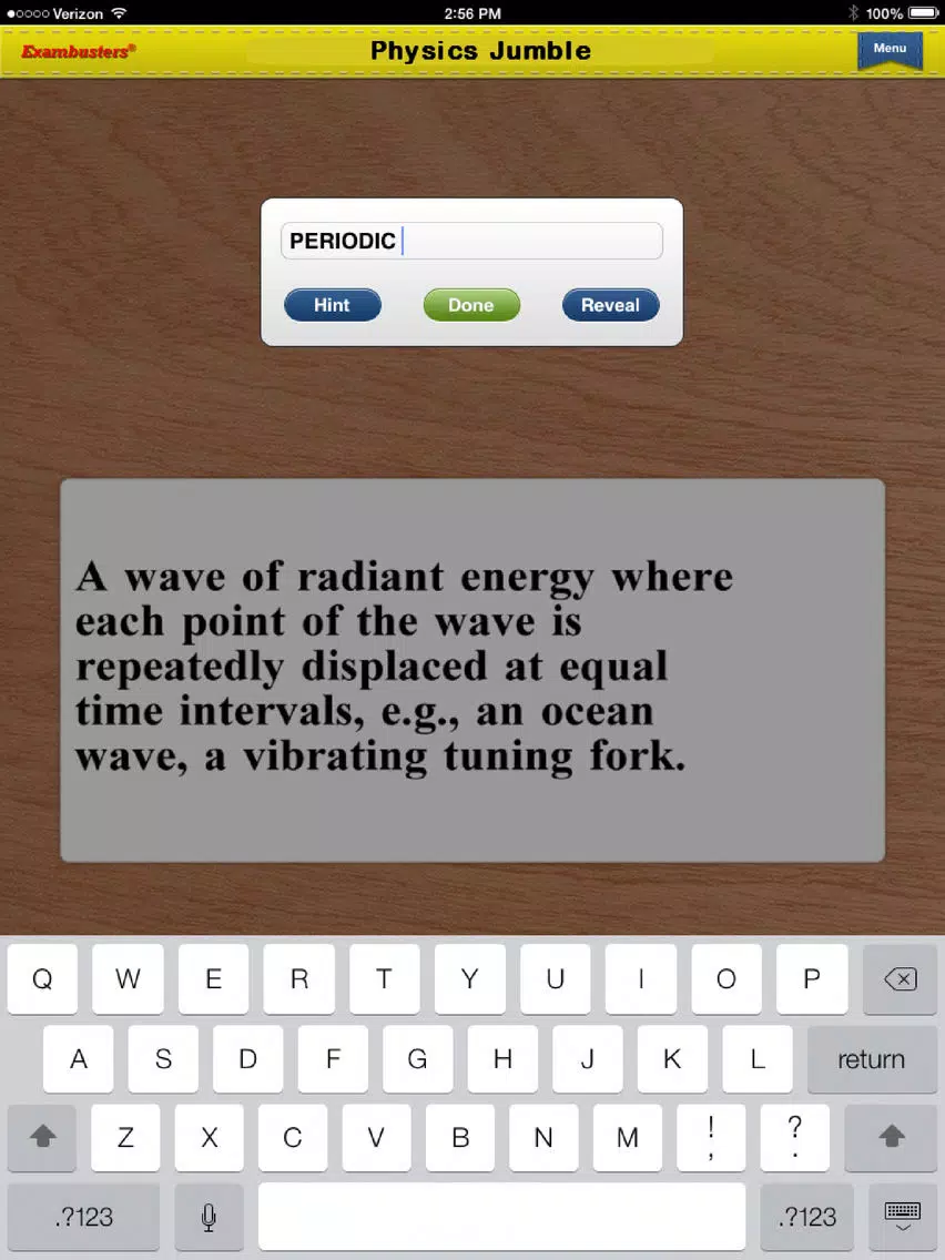 NY Regents Physics Prep Flashcards Exambusters iPad  स्क्रीनशॉट