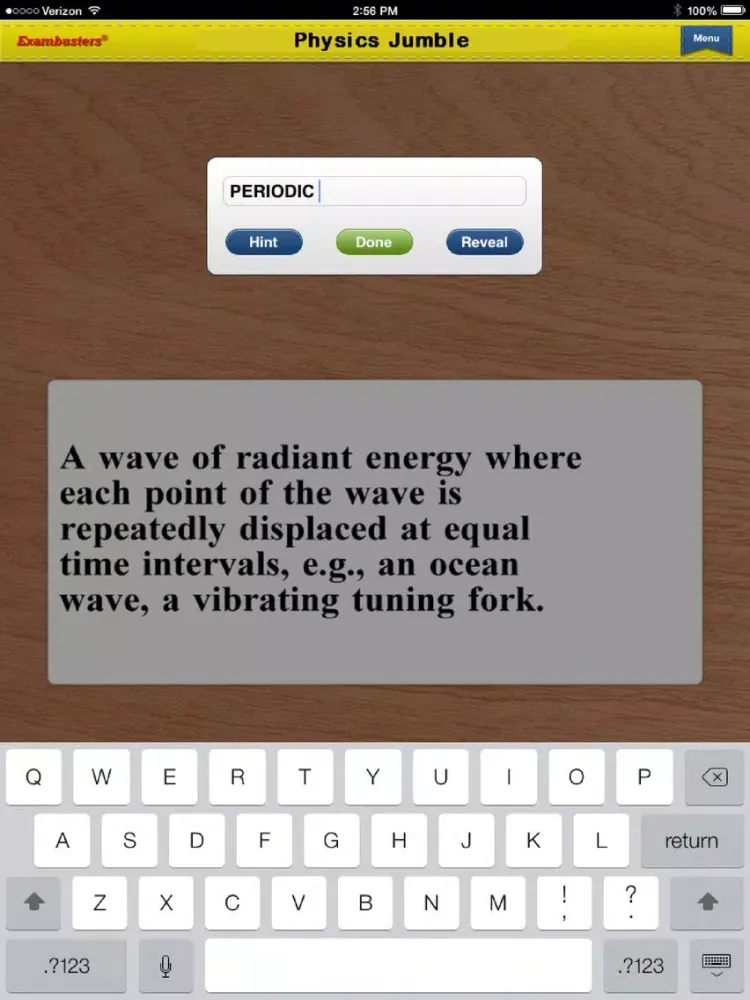 ภาพหน้าจอของ NY Regents Physics Prep Flashcards Exambusters iPad 