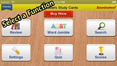 Tangkapan layar Exambust Test Prep Flashcards