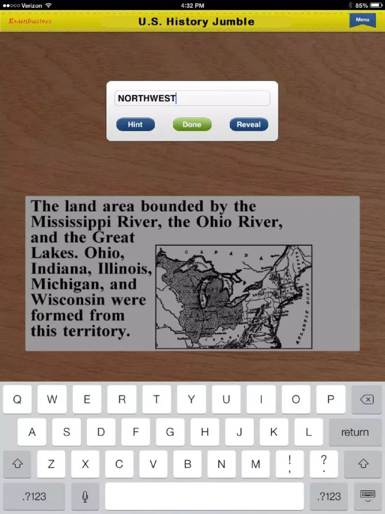 Screenshot di SAT US History Prep Flashcards Exambusters iPad 