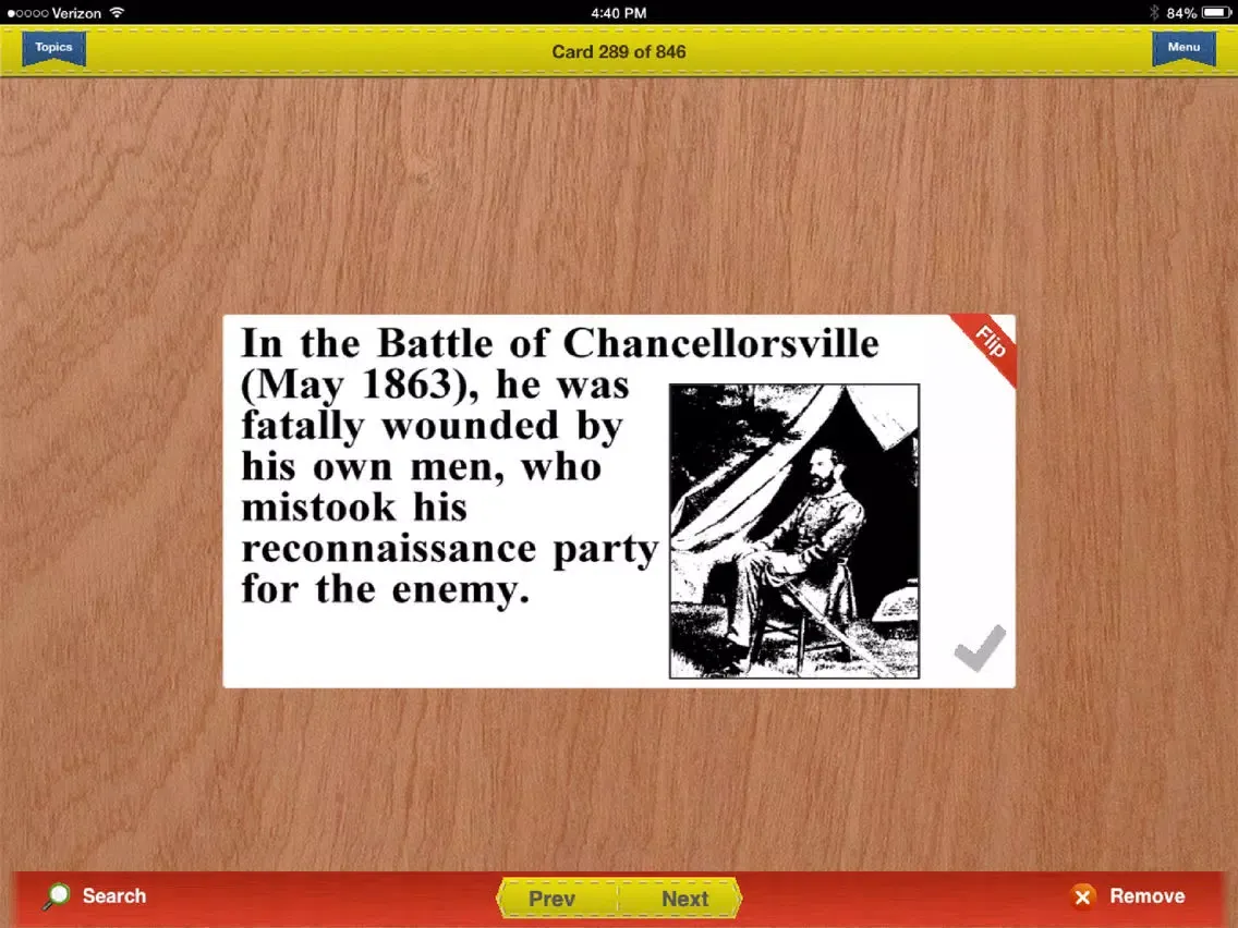 Screenshot di SAT US History Prep Flashcards Exambusters iPad 