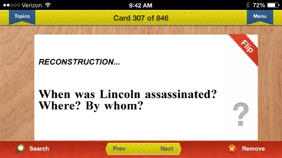 Screenshot di SAT US History Prep Flashcards Exambusters