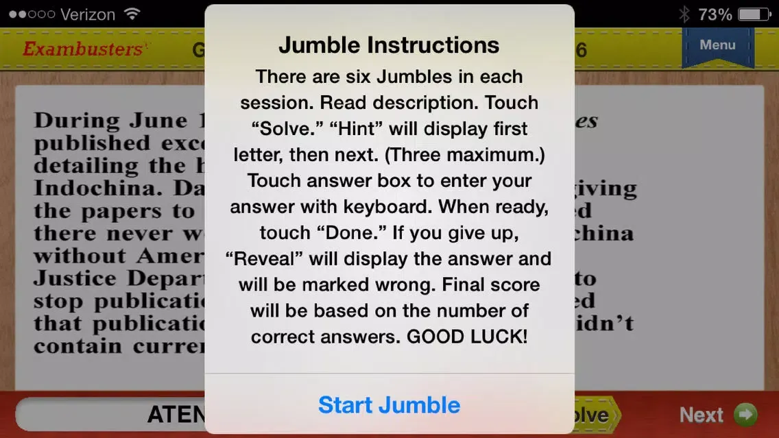 Screenshot di SAT US History Prep Flashcards Exambusters