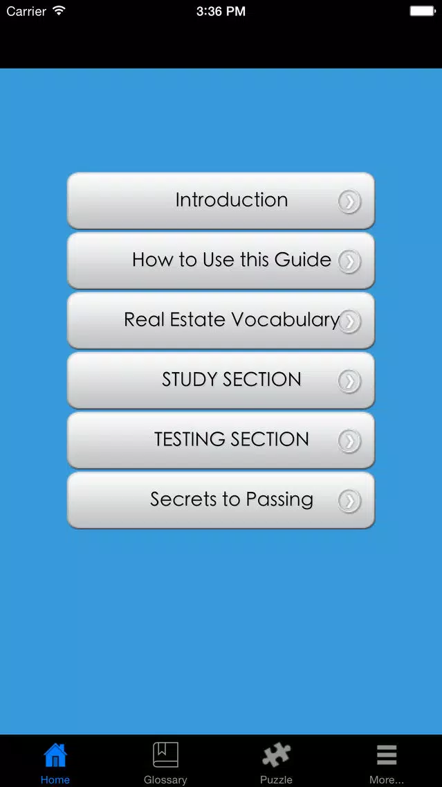 Capturas de pantalla de Maine Pearson VUE Real Estate Agent Exam Prep.