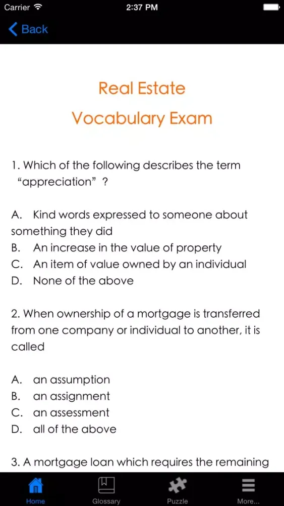 Ohio PSI Real Estate Agent Salesperson Exam Prep应用截图
