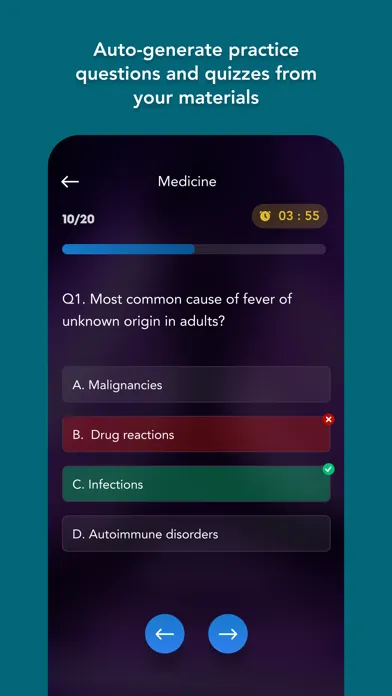 ExamCrush: AI-Powered Quizzes! Screenshots