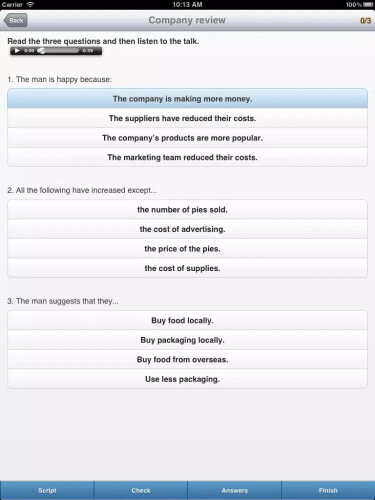 تصاویر English for Business iPad 