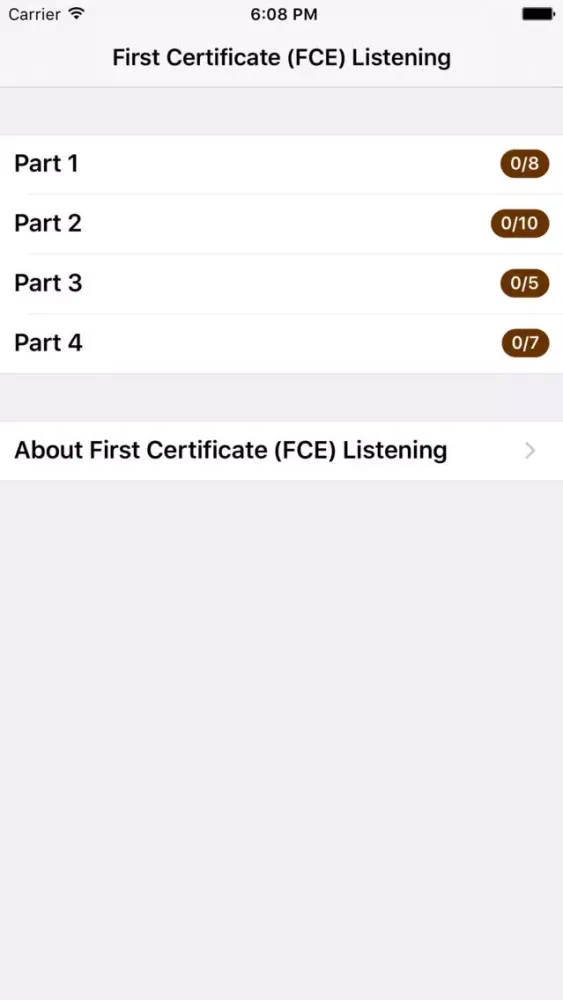 First Certificate Listening应用截图