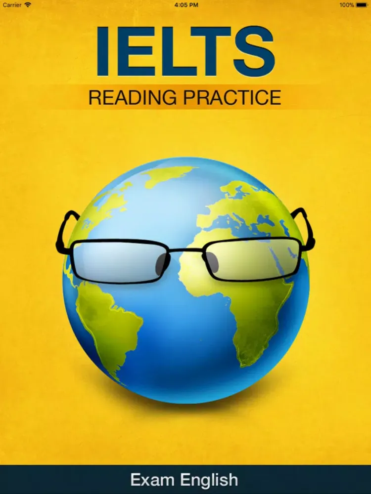 Ảnh chụp màn hình của IELTS Reading Practice iPad 
