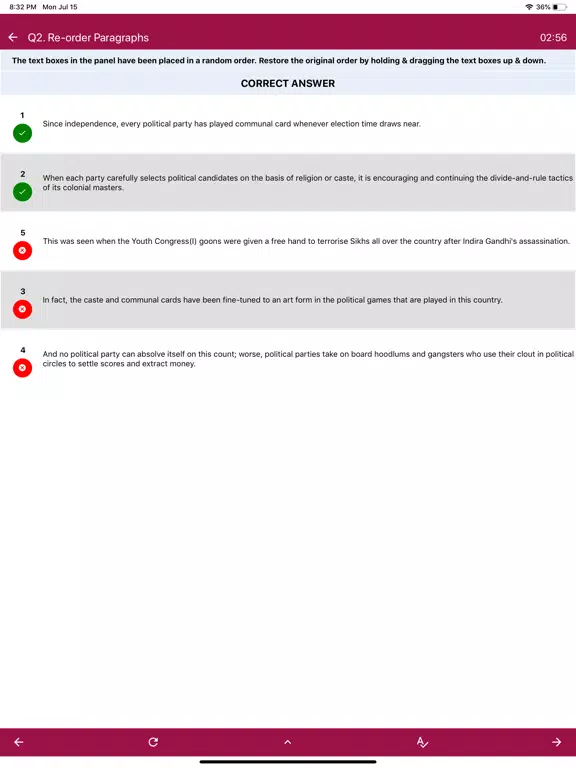 Capturas de pantalla de PTE ACADEMIC PRACTICE TEST iPad 