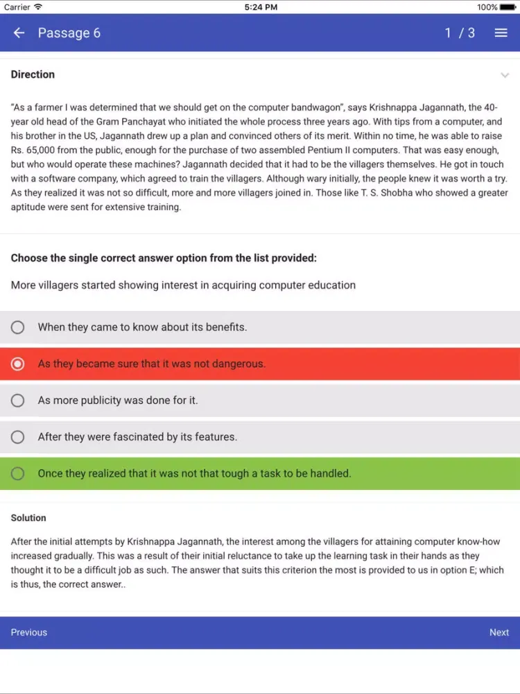 GRE Verbal Reasoning Practice Tests iPad  Ekran Görüntüleri