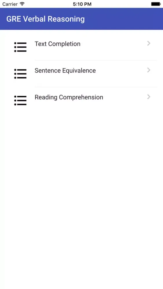 GRE Verbal Reasoning Practice Tests Ekran Görüntüleri