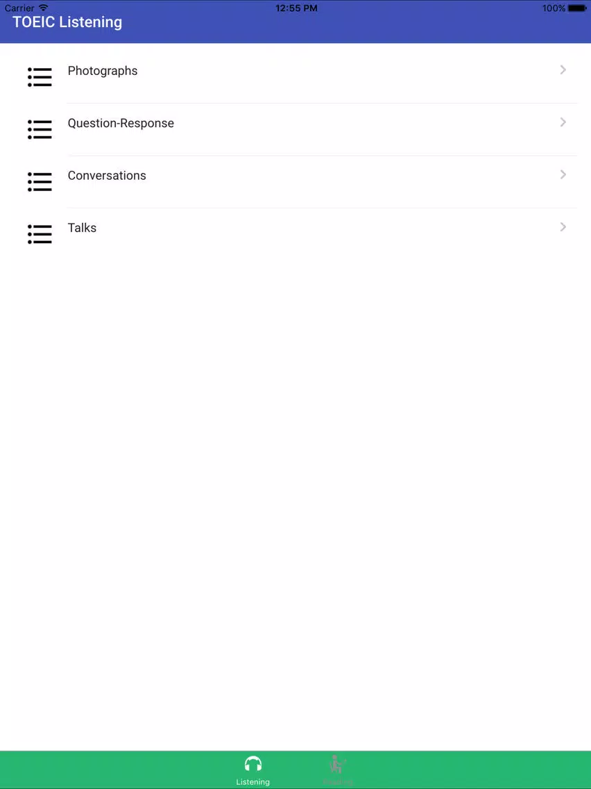 TOEIC Listening & Reading Practice Tests iPad  스크린샷