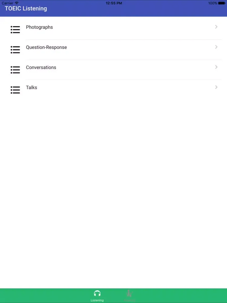 Screenshot di TOEIC Listening & Reading Practice Tests iPad 