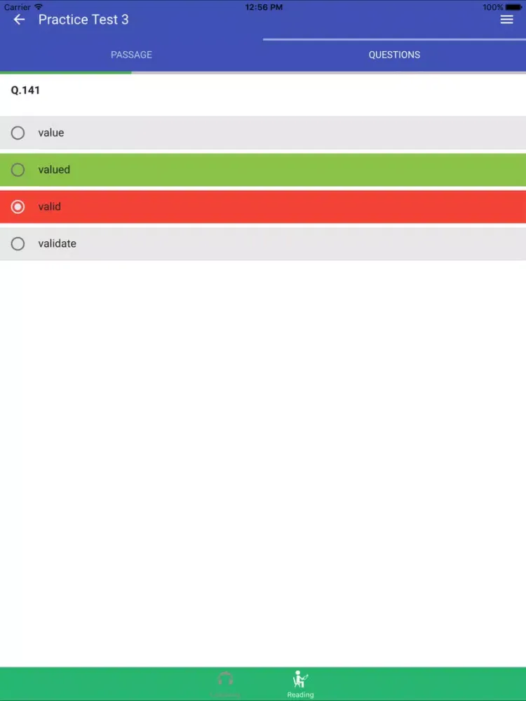 Screenshot di TOEIC Listening & Reading Practice Tests iPad 