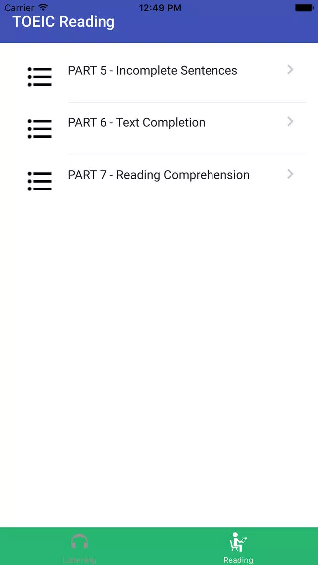 TOEIC Listening & Reading Practice Tests 스크린샷