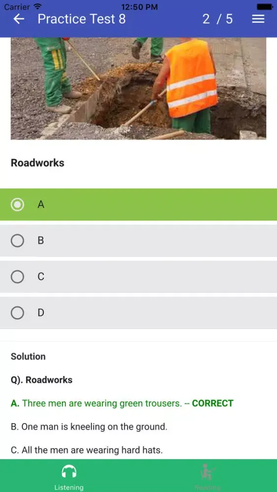 Screenshot di TOEIC Listening & Reading Practice Tests