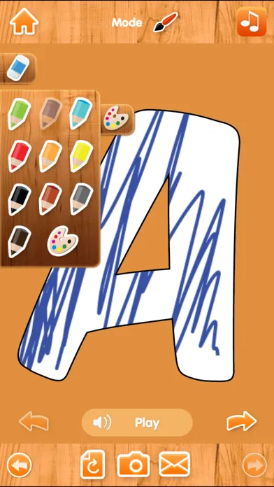 Ảnh chụp màn hình của Alphabet Paint - Letters