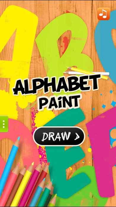 Ảnh chụp màn hình của Alphabet Paint - Letters