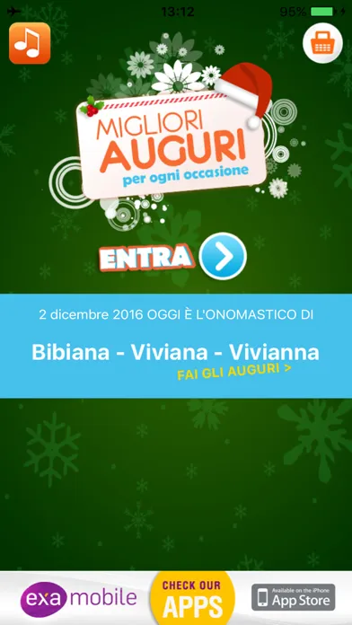 Скриншоты SMS Auguri