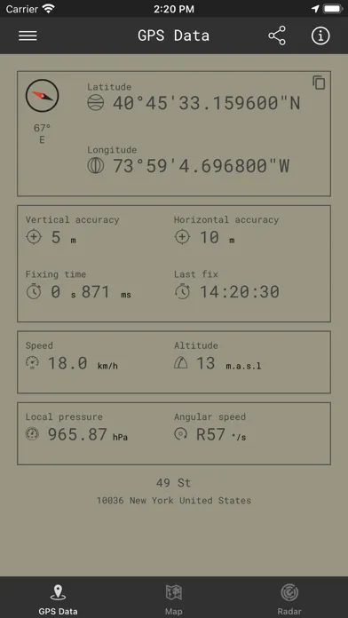 GPS Data Smart スクリーンショット