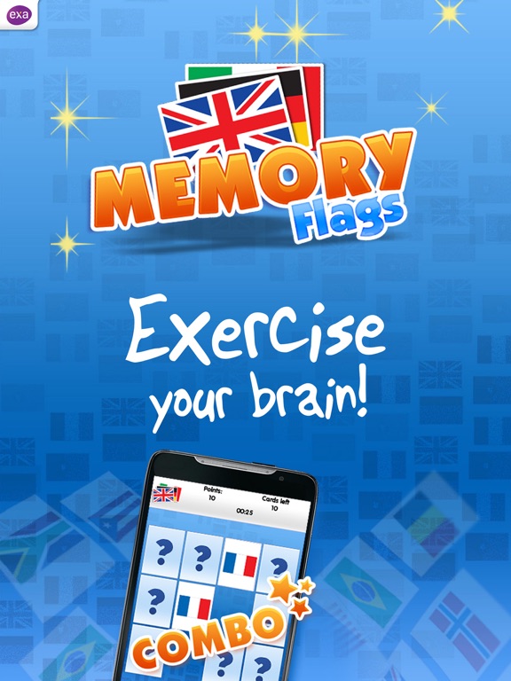 Memory Flags Game iPad  স্ক্রিনশট