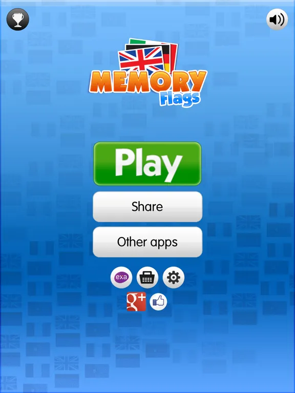 Memory Flags Game iPad  Screenshots