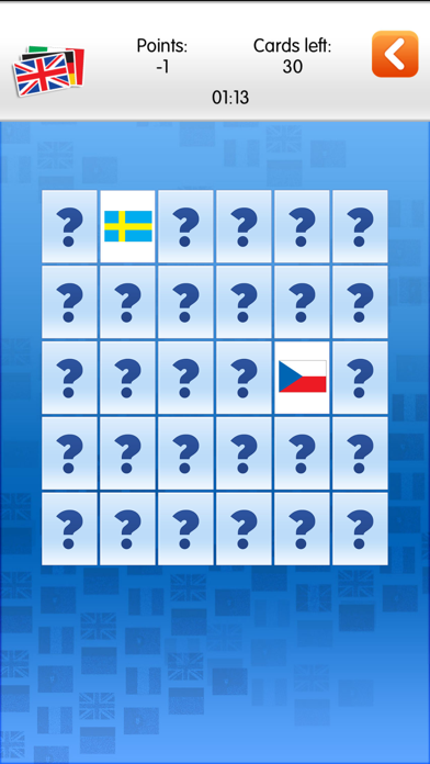 Memory Flags Game স্ক্রিনশট