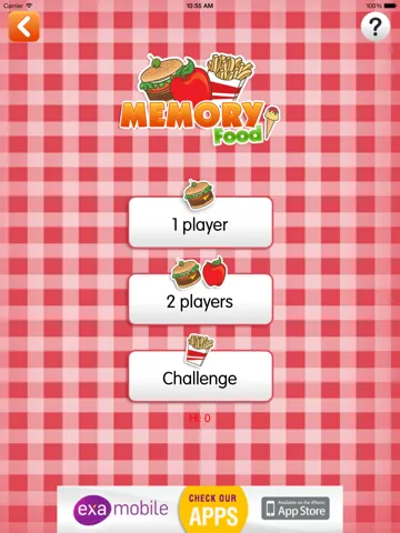 Capturas de tela do Memory: Food & Restaurants iPad 