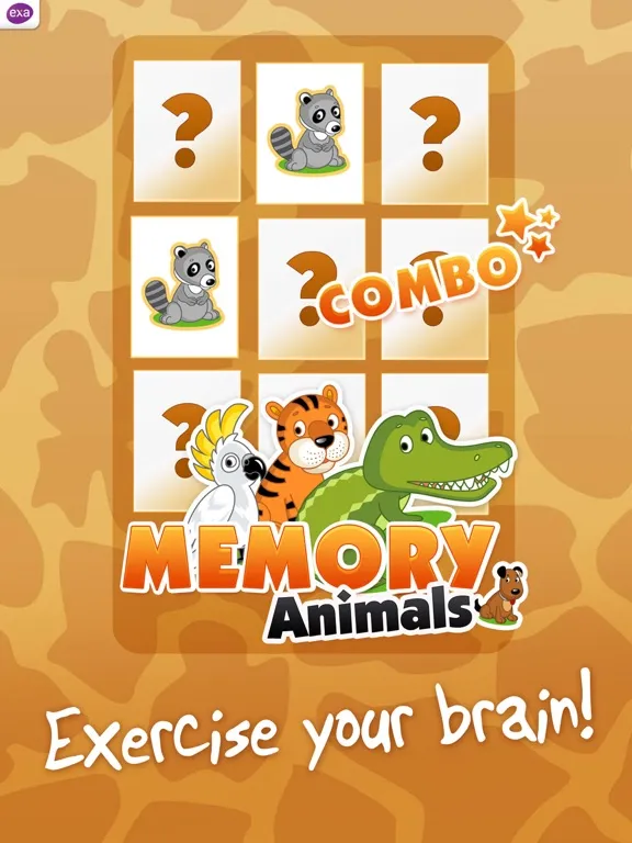 Screenshot di Memory Animals Zoo iPad 