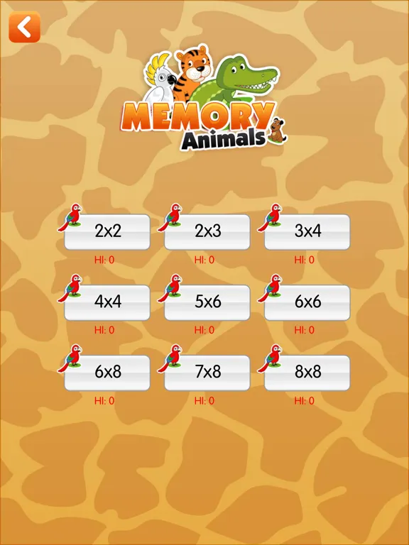 Screenshot di Memory Animals Zoo iPad 