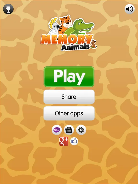 Screenshot di Memory Animals Zoo iPad 