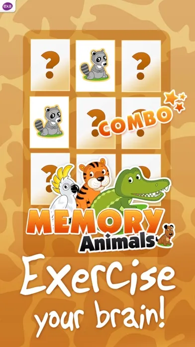 Screenshot di Memory Animals Zoo