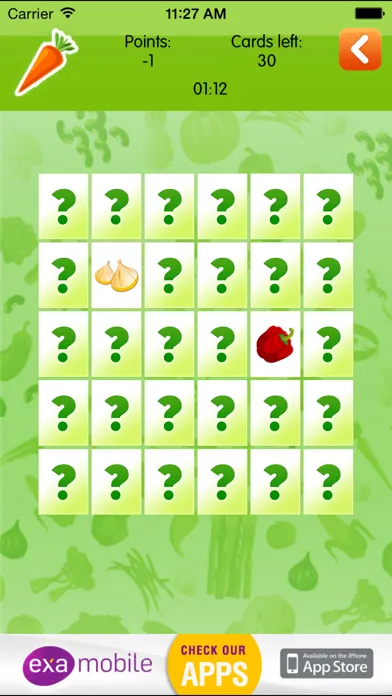 Best Memory Games - Vege سکرین شاٹس
