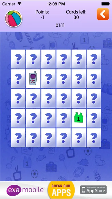 Memory Games Things & Toys 스크린샷