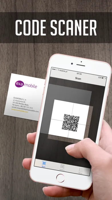Zrzuty ekranu QR Code Reader and Code Scanner